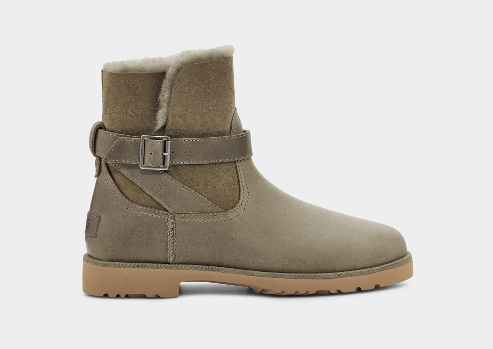 Leather uggs with clearance buckle