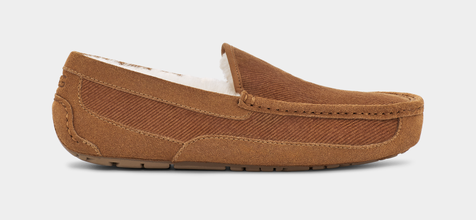 Ugg mens slippers moccasin sales