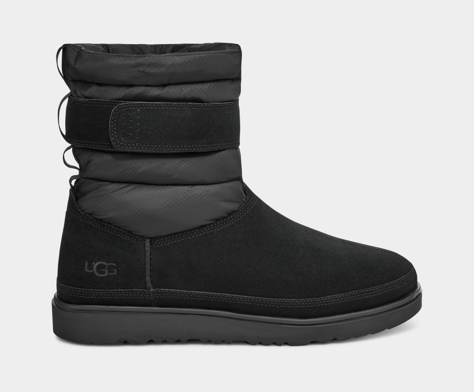 Ugg classic shop short waterproof black