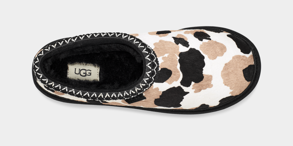 Cow print store ugg slippers