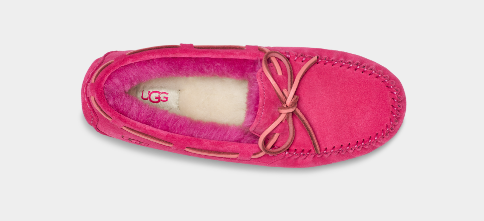 Pink ugg dakota best sale slippers