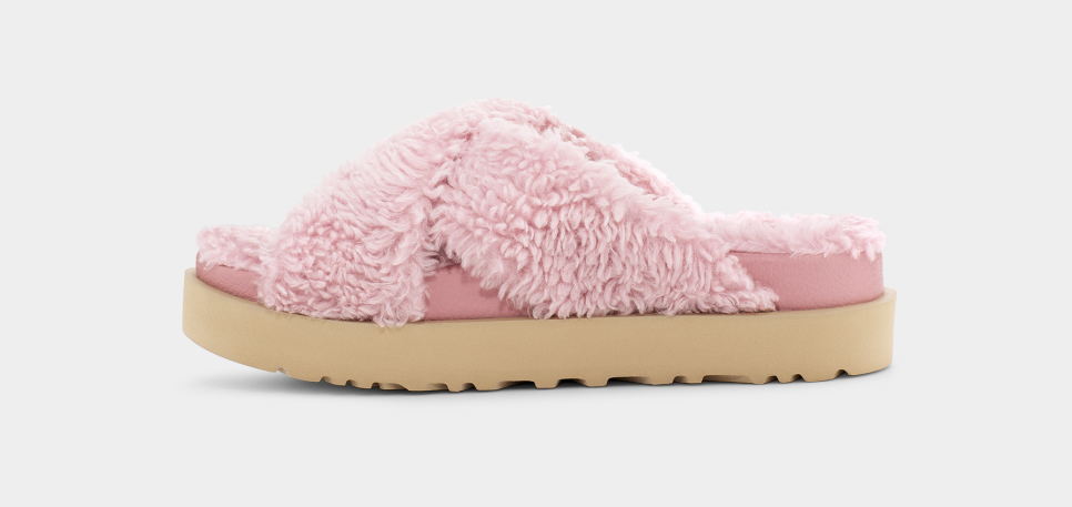 Fuzz Sugar Cross Slide Sandal UGG