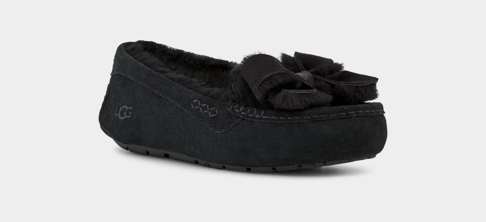 Ugg bow hotsell slippers