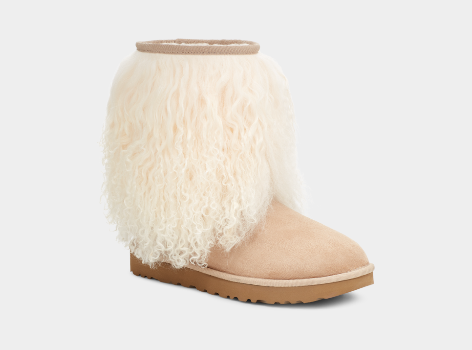 Ugg fur discount cuff boots