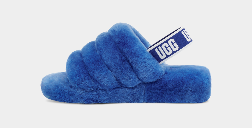 Dark blue uggs slides deals