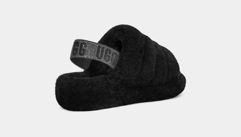 Ugg slippers top with rhinestones