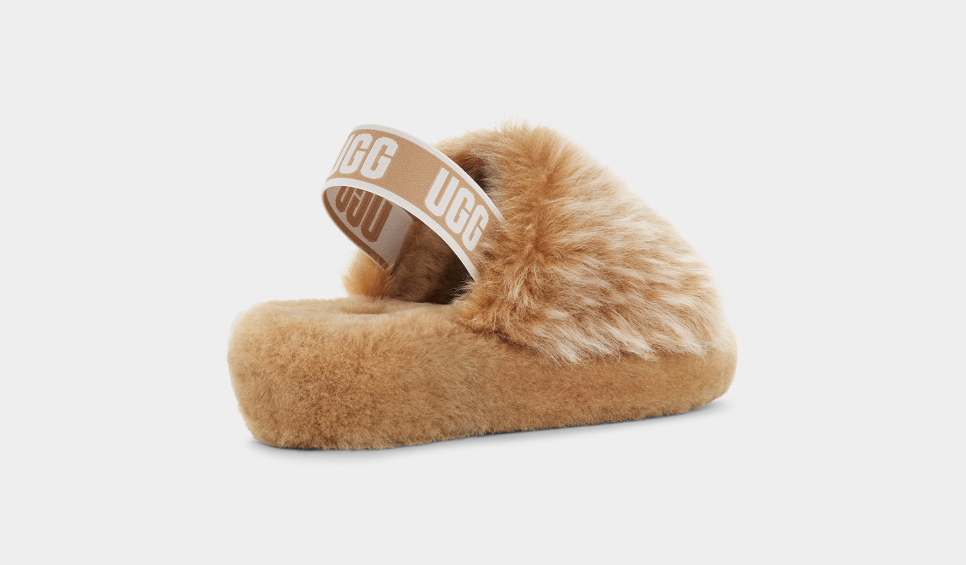 Ugg feather slippers top