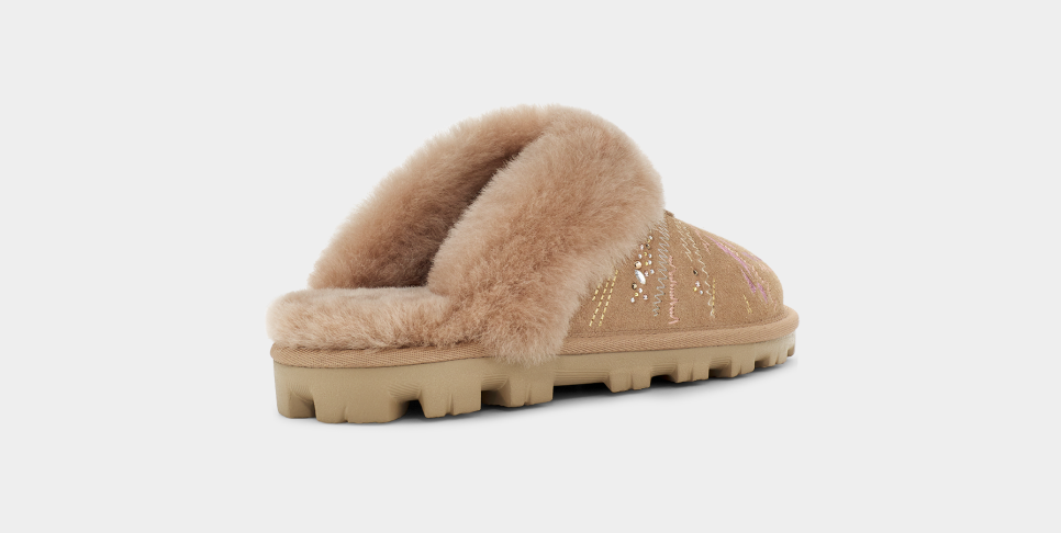 Ugg coquette slipper hot sale caribou size 8