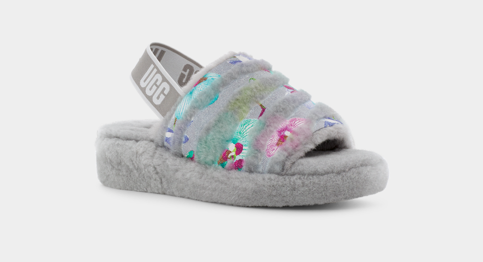 Fluff Yeah Tiger Flower Slipper UGG