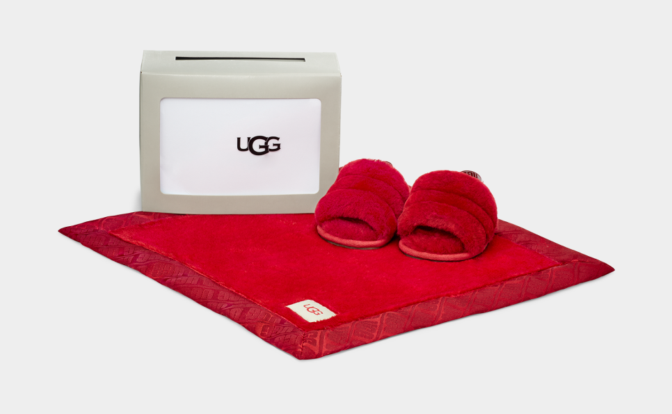 Red ugg blanket deals