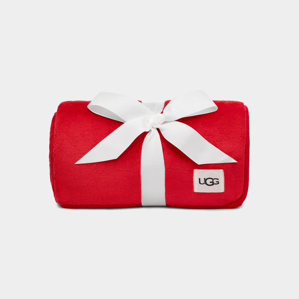 Red ugg cheap blanket