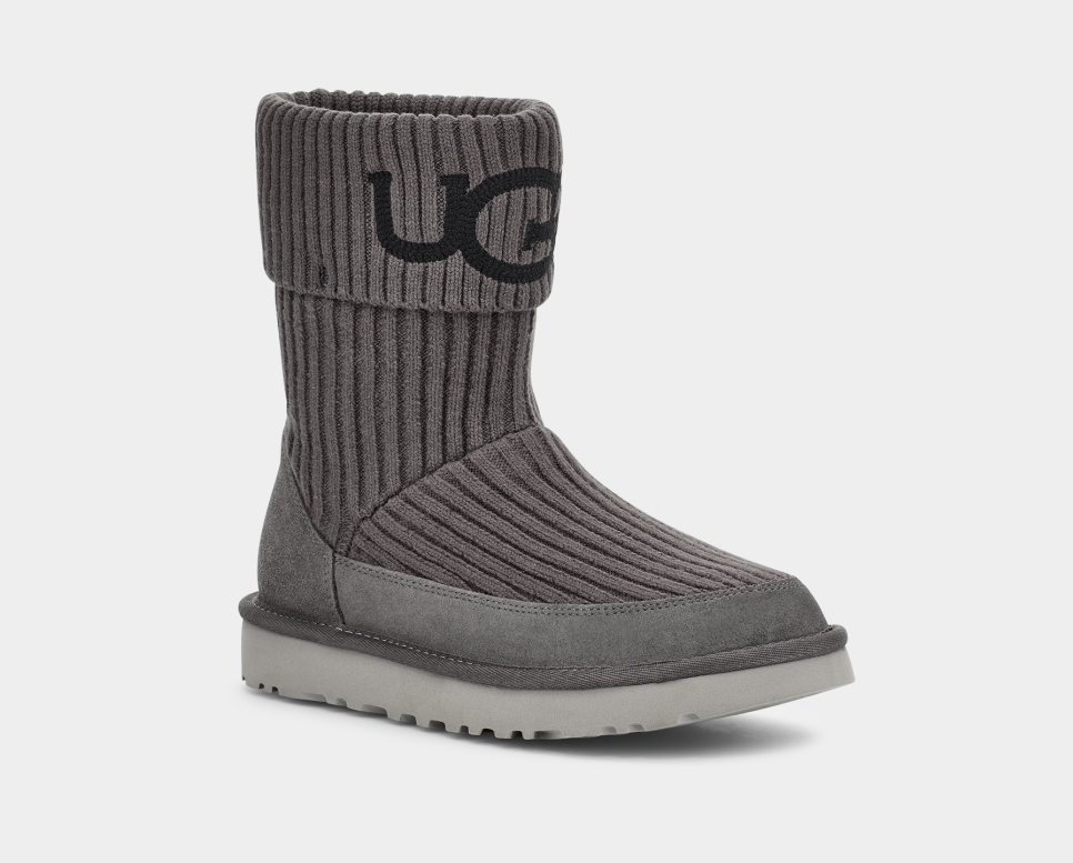 Ugg boots with outlet knitted top