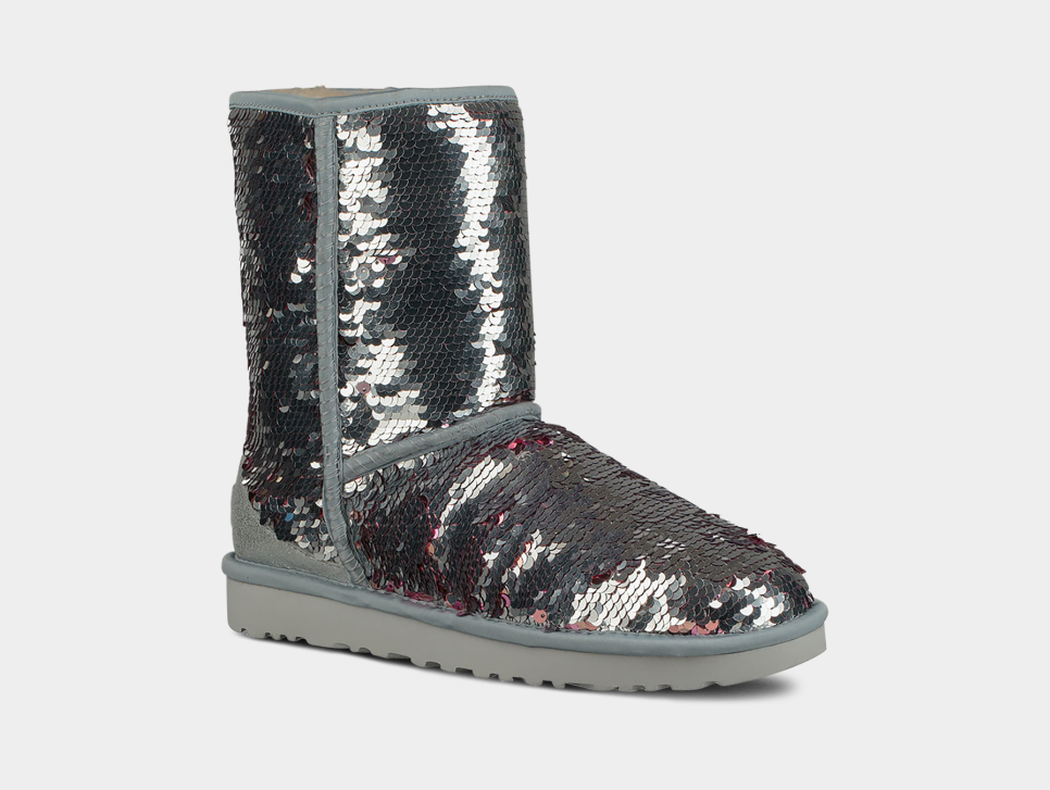 Ugg classic top short glitter boot