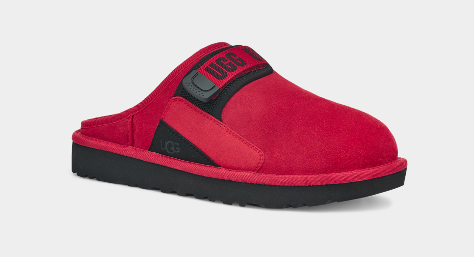 Red ugg on sale slippers mens