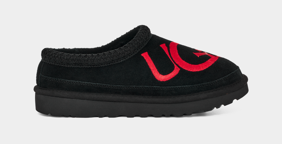 Mens black ugg slippers cheap