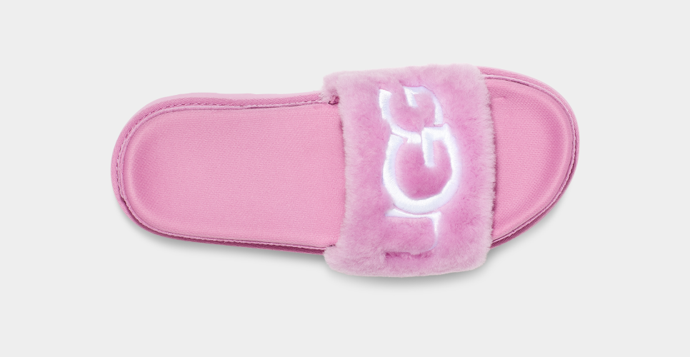 Ugg laton sales fur slide purple