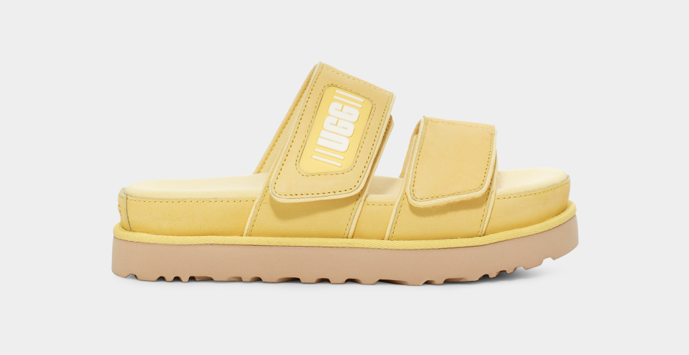 Ugg sandals clearance yellow