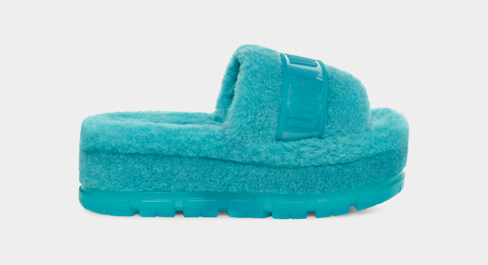 Turquoise ugg slides top