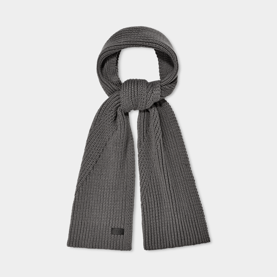 UGG® Knit Diagonal Ribbed Scarf for Men | UGG®