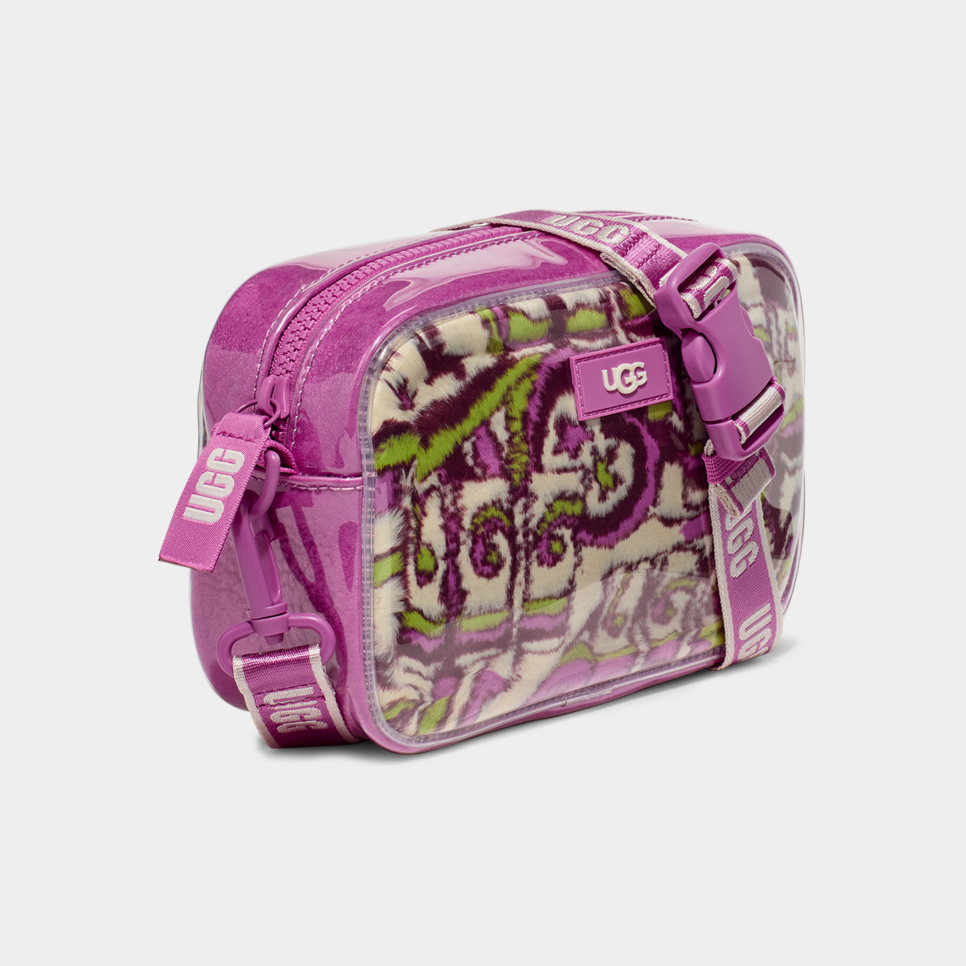 Pink clear ugg discount purse