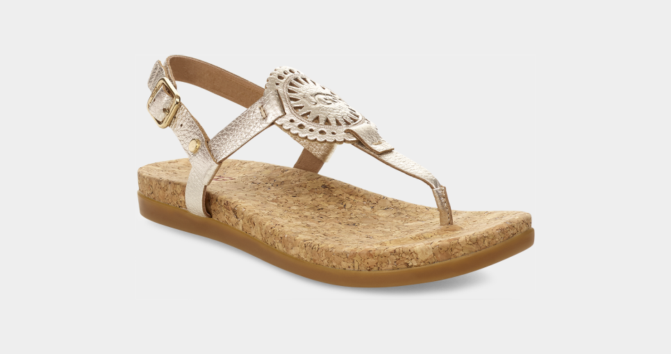 Women s Ayden II Metallic Sandal UGG Official