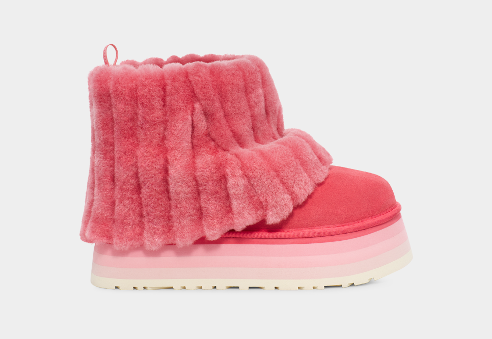 Pink mini 2025 ugg boots