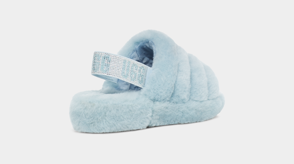 Light blue online fluff yeah slides