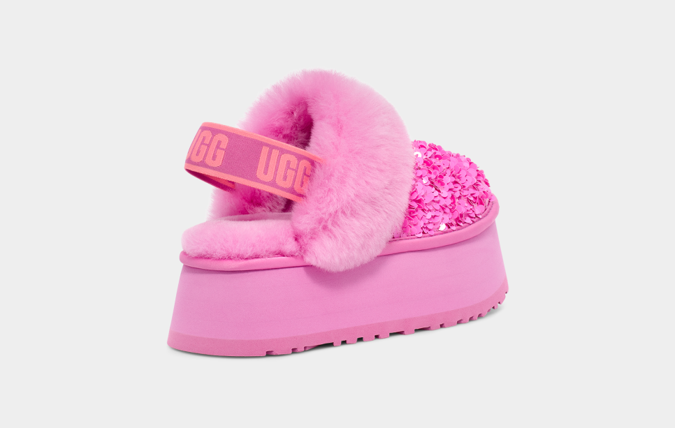 Pink sequin ugg slippers deals