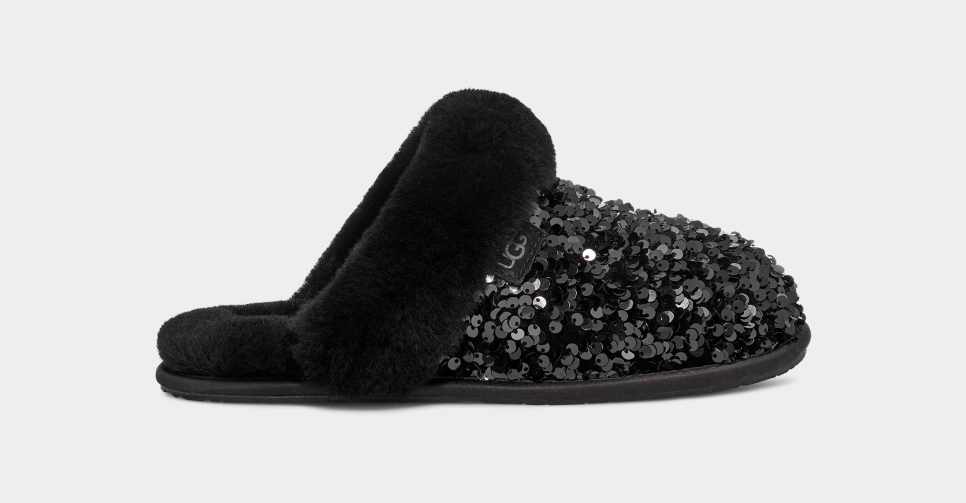 Silver sparkle ugg slippers hot sale