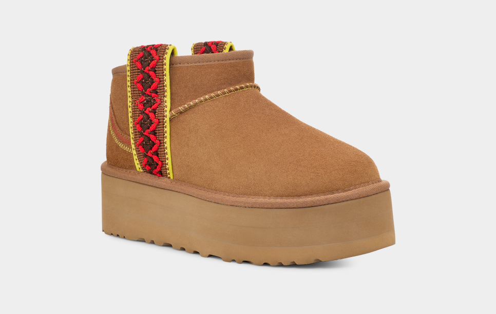Classic Ultra Mini Braid Plat Boot UGG