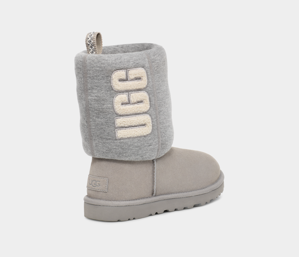 Short furry shop uggs