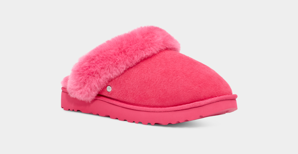 Bright pink on sale ugg slippers