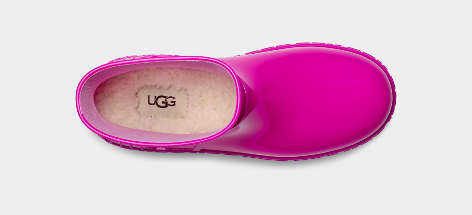 Hot pink ugg rain boots clearance