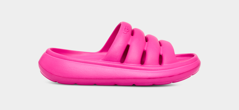 Red ugg yeah hotsell slides