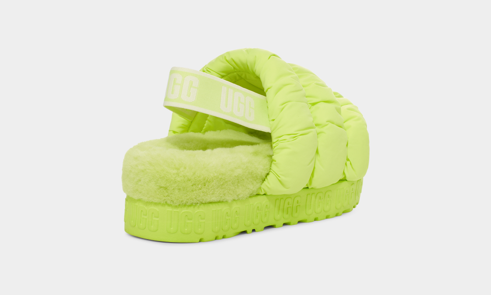 Ugg slippers neon best sale yellow