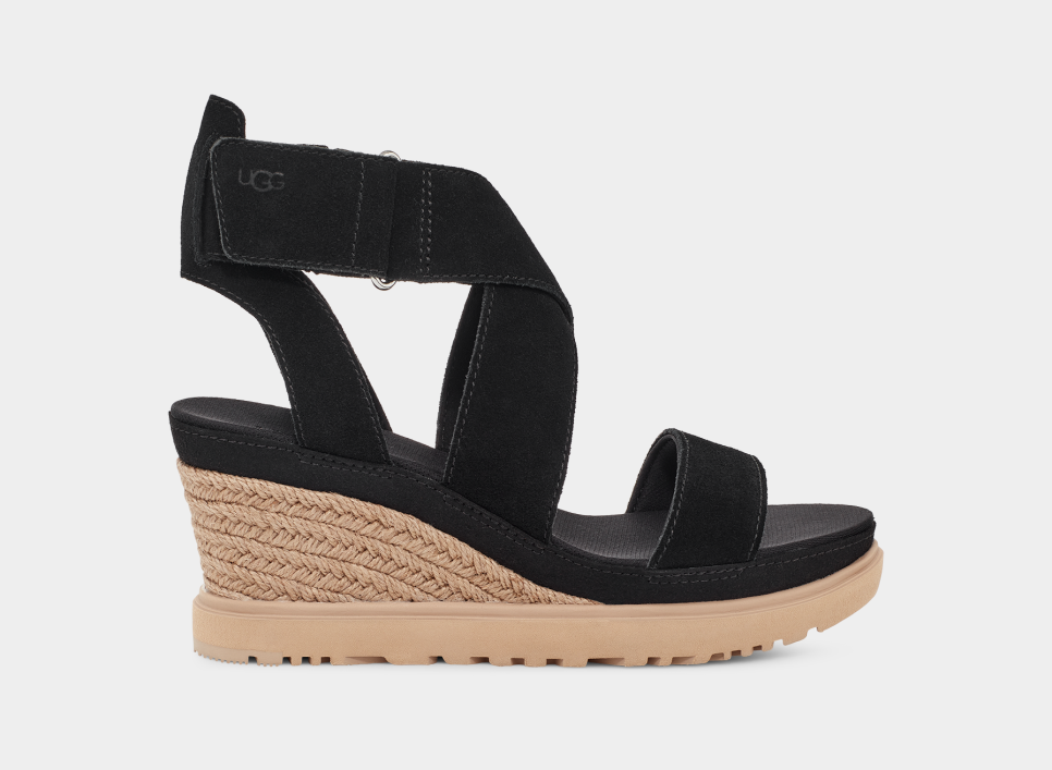 Ileana Ankle Wedge Black