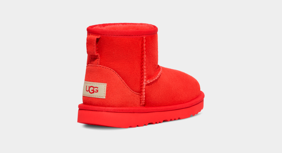 Red and white uggs discount