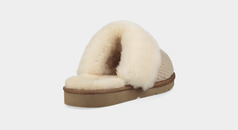 Grey knit ugg slippers best sale