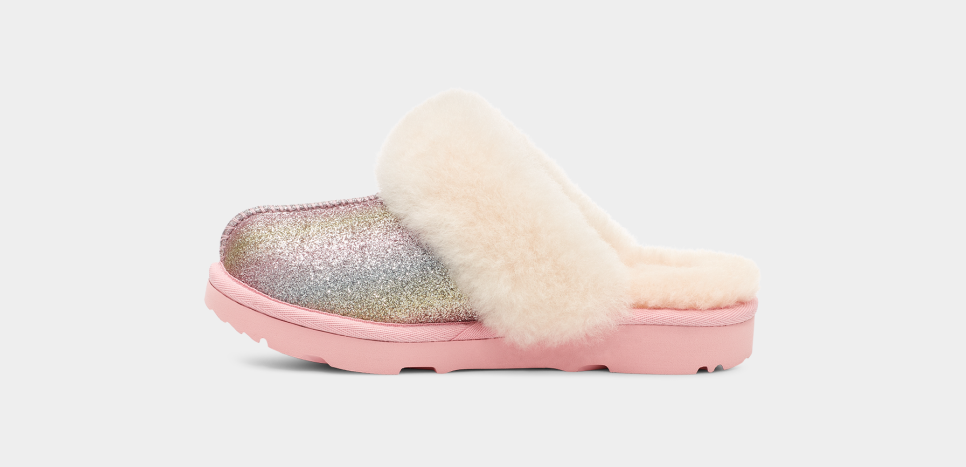 Pink glitter ugg slippers shop