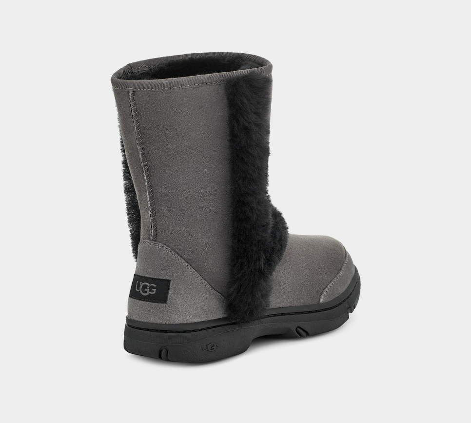 Gray top sunburst uggs