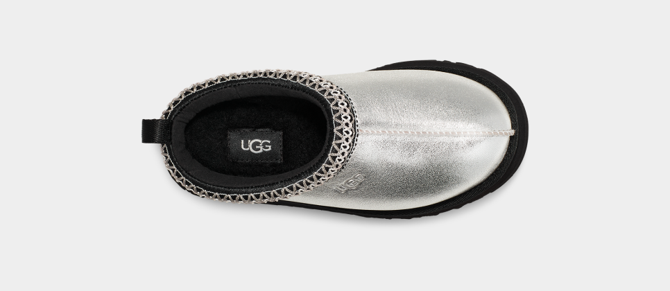 Silver outlet ugg slippers