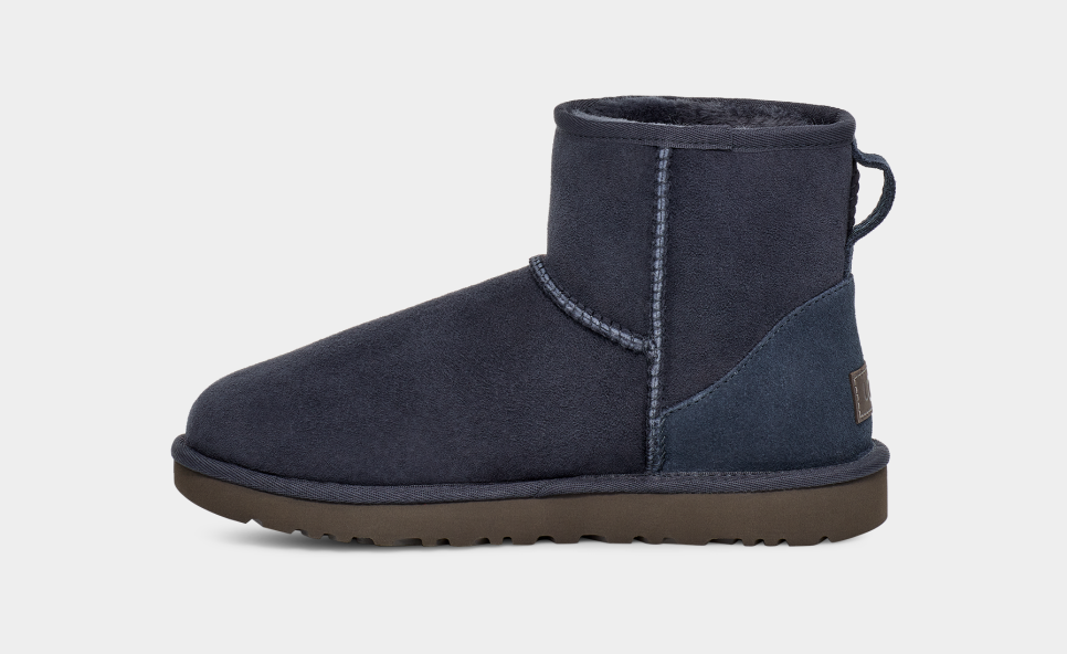Navy best sale mini uggs