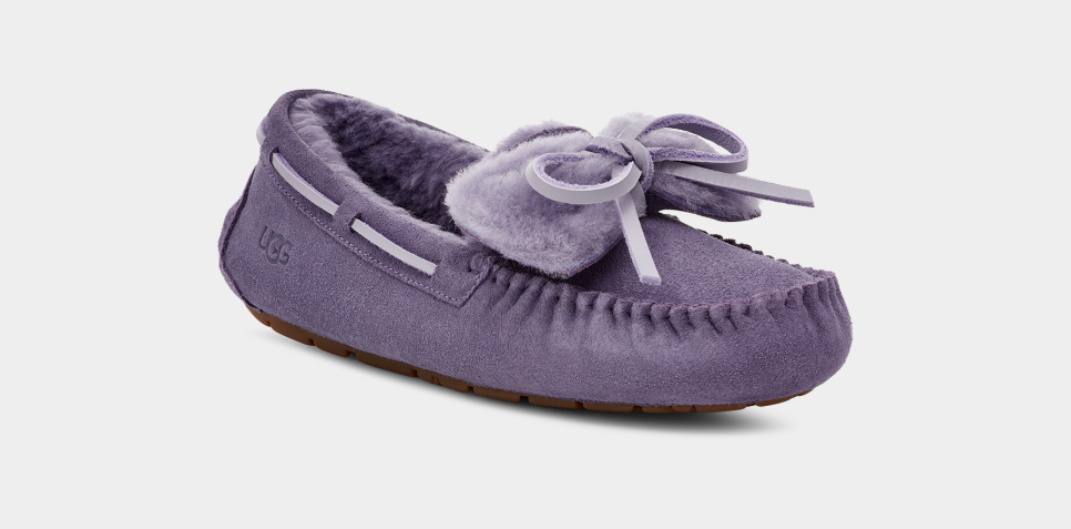 Ugg dakota bow slipper grey top
