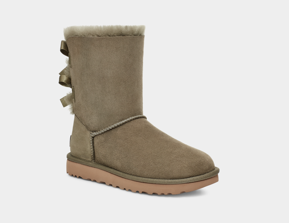 Uggs brown bows best sale