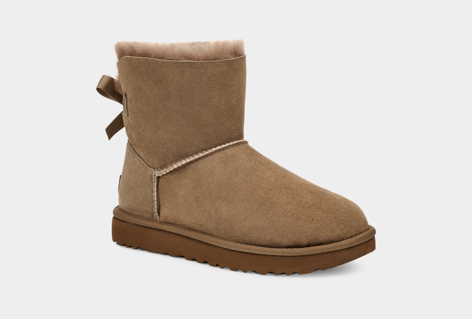 Ugg mini bailey bow schwarz sale top
