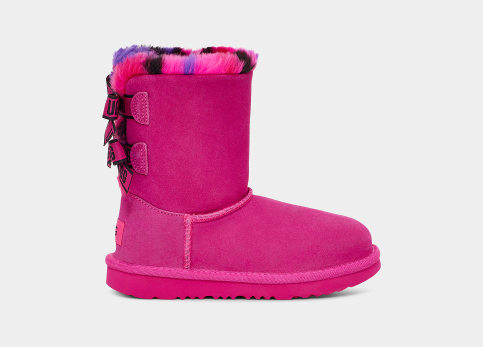 Kids Bailey Bow Plaid Punk Boot UGG