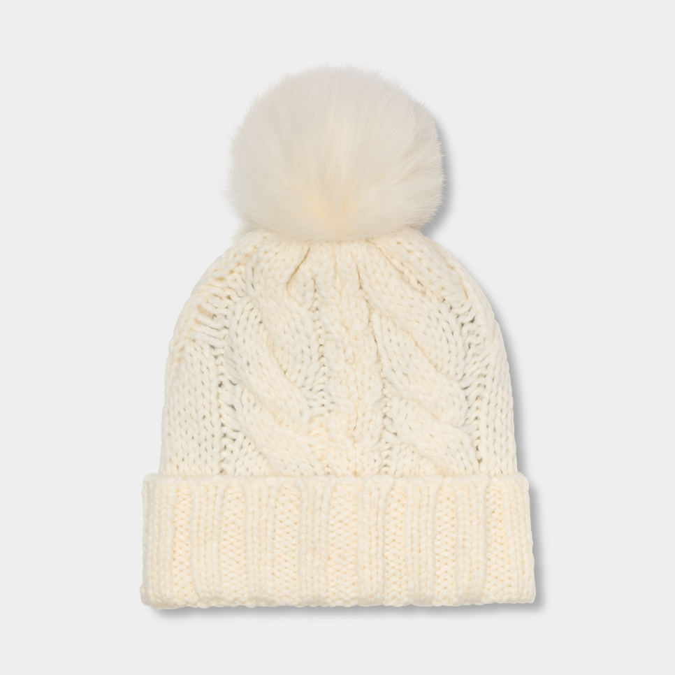 Ugg knit hat shop with pom pom