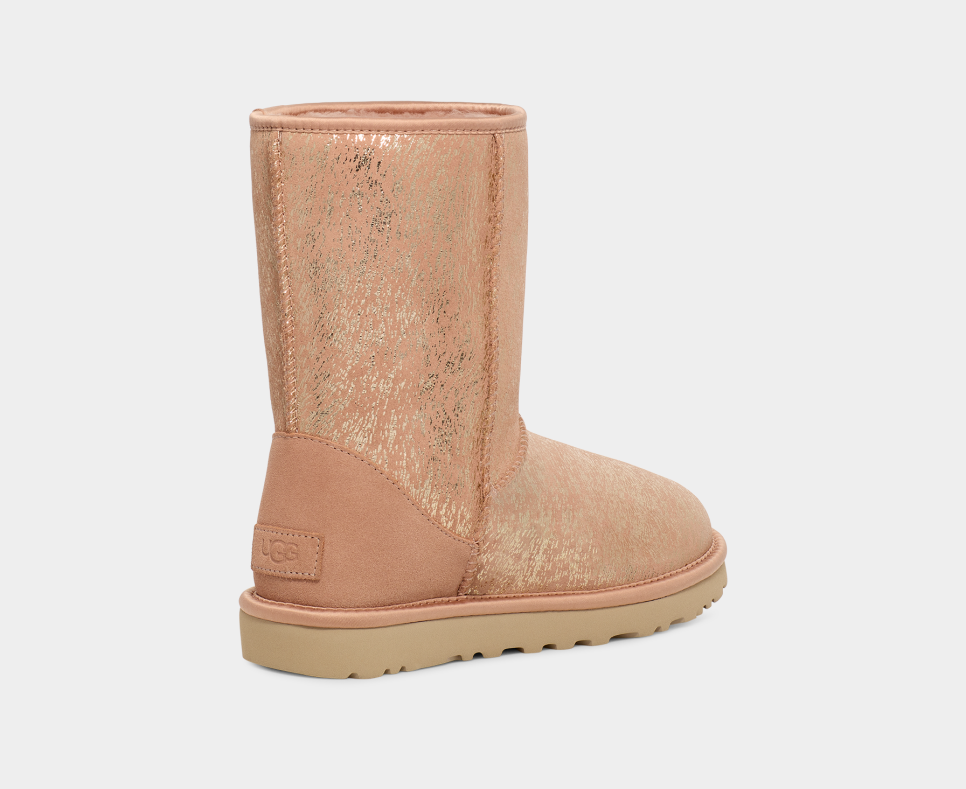Ugg classic short metallic snake boot best sale