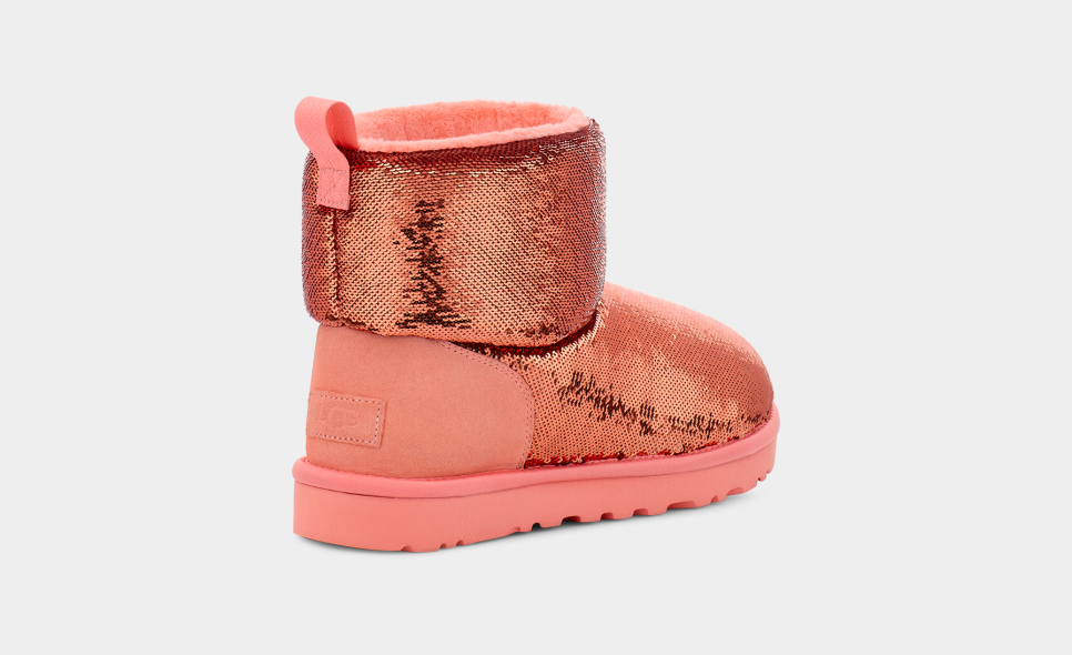 Pink shiny uggs on sale