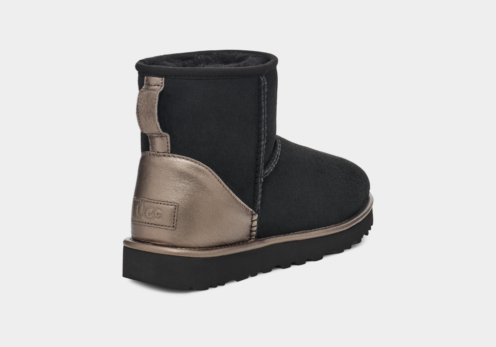 Black metallic uggs hotsell